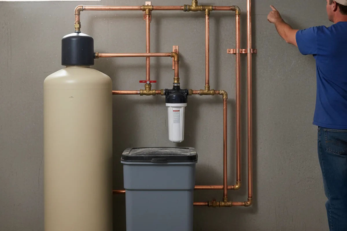 Whole-house water treatment system installed in Sandgap